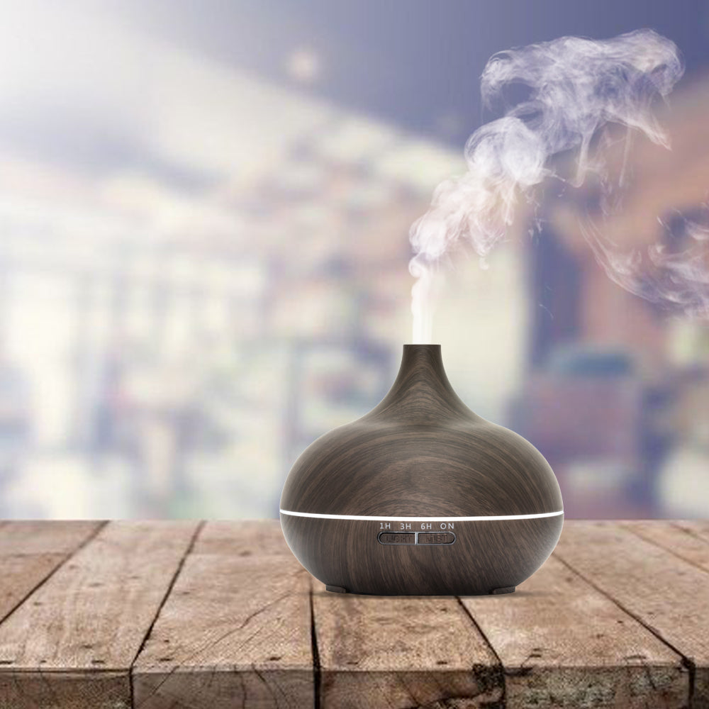 Essential Pro - Dark Wood - Aroma Diffuser + Gratis flesje olie
