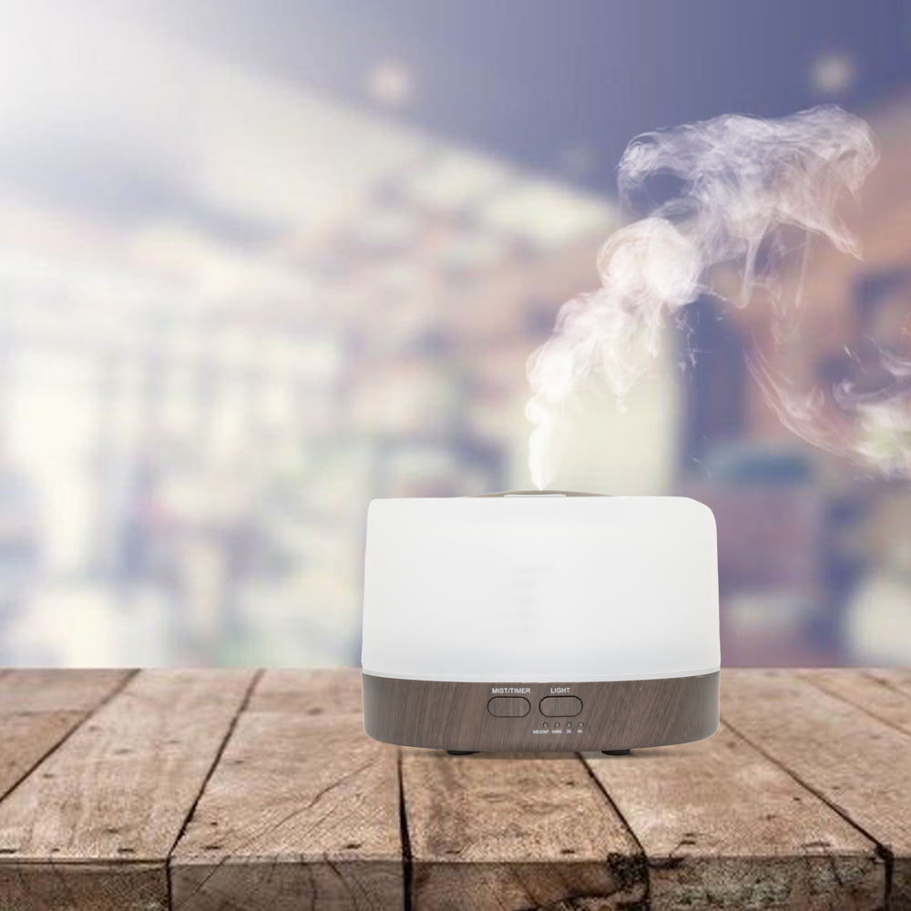 Happiness Pro - Dark Wood - Aroma Diffuser + Gratis flesje olie
