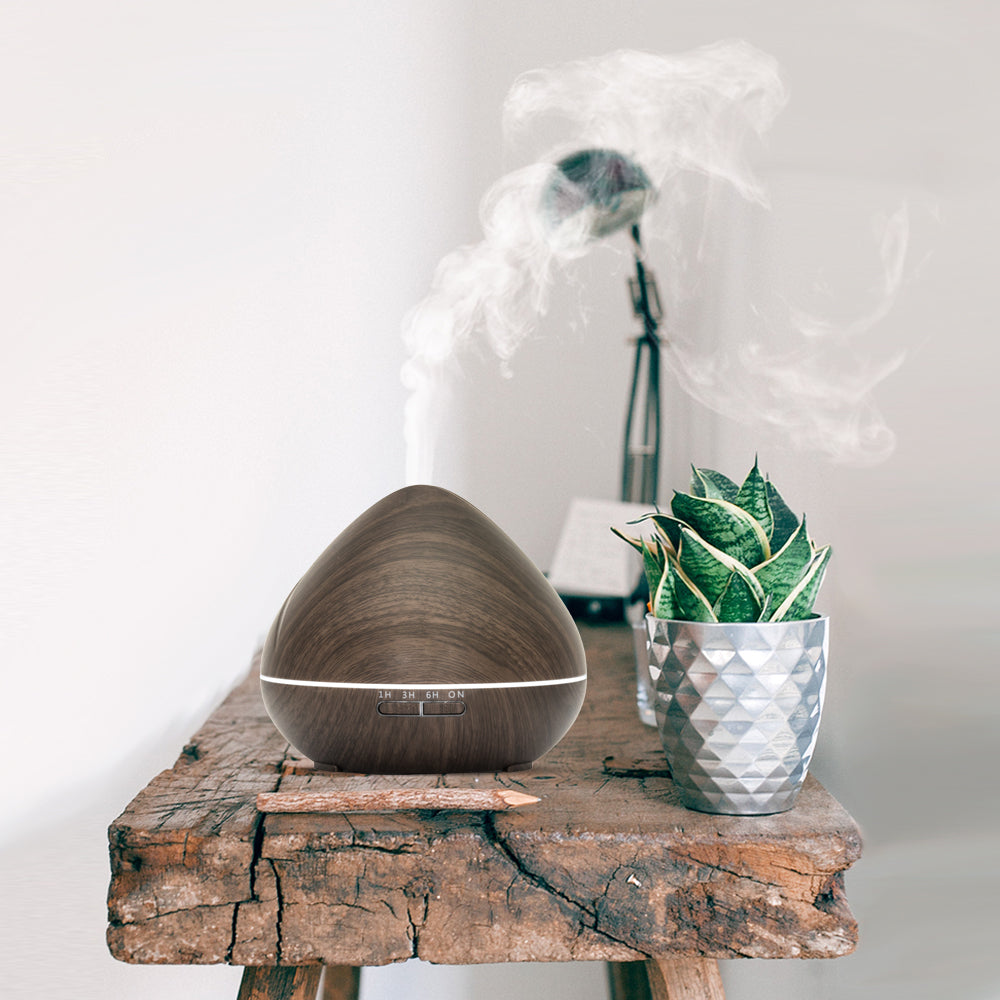 Zen Pro - Dark Wood - Aroma Diffuser + Gratis flesje olie