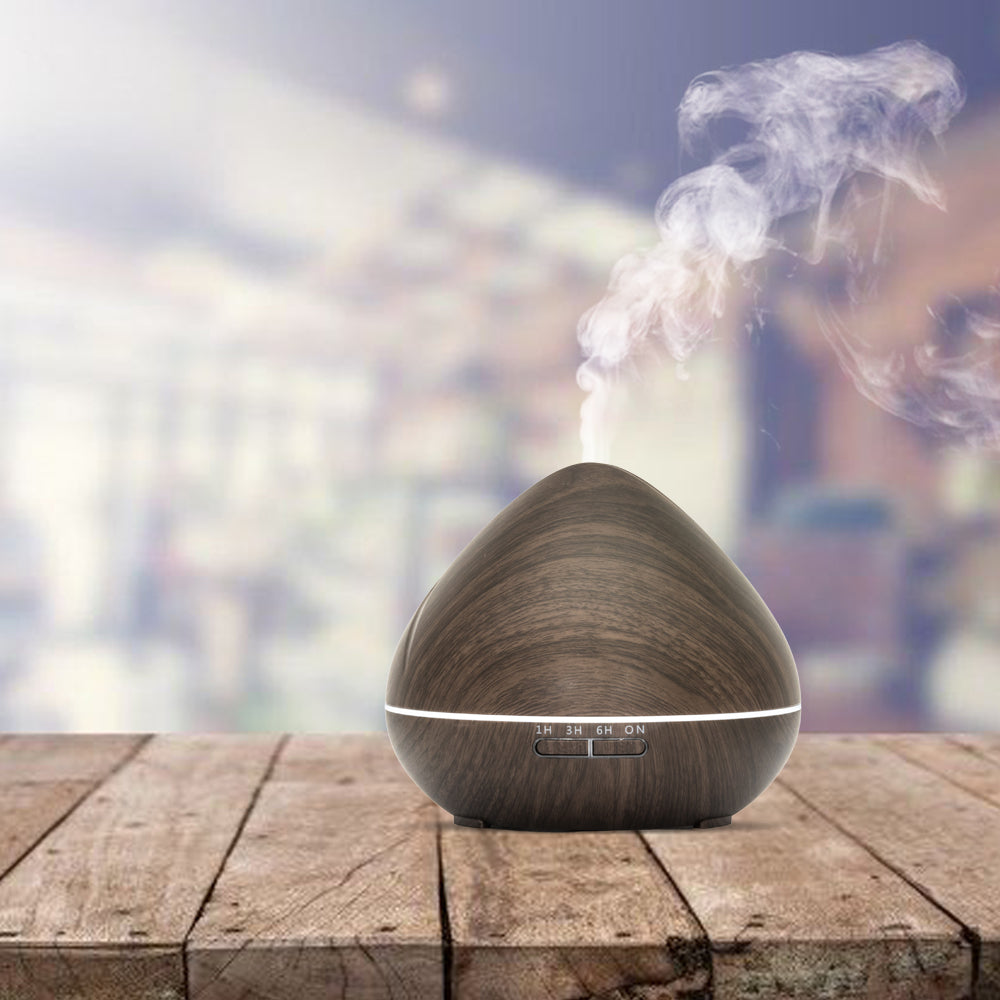 Zen Pro - Dark Wood - Aroma Diffuser + Gratis flesje olie