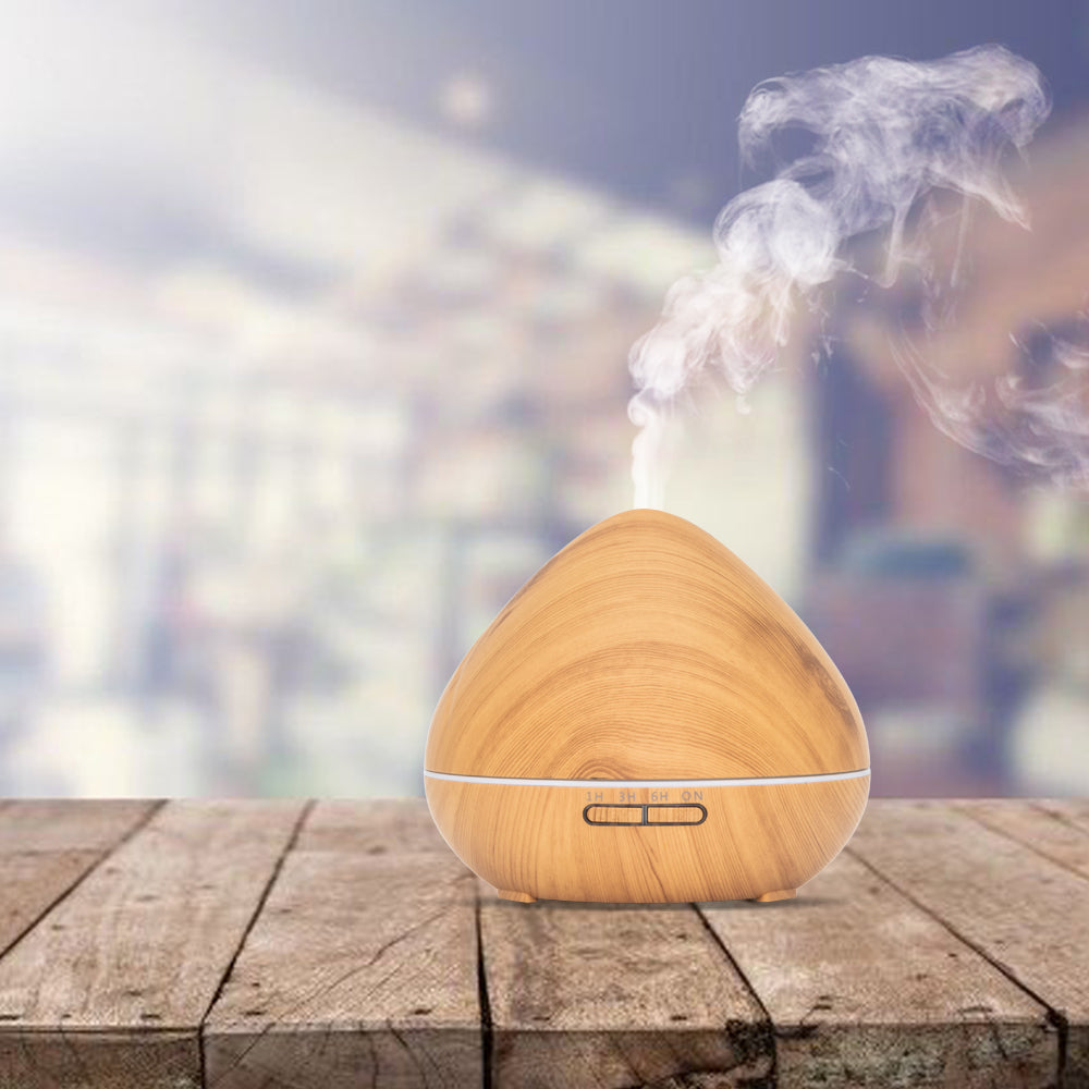 Zen Pro - Light Wood - Aroma Diffuser + Gratis flesje olie