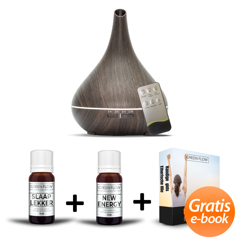 Voordeelpakket: Lotus/Vitality NAAR KEUZE + Slaap Lekker 10 ml + New Energy 10 ml + GRATIS E-Book