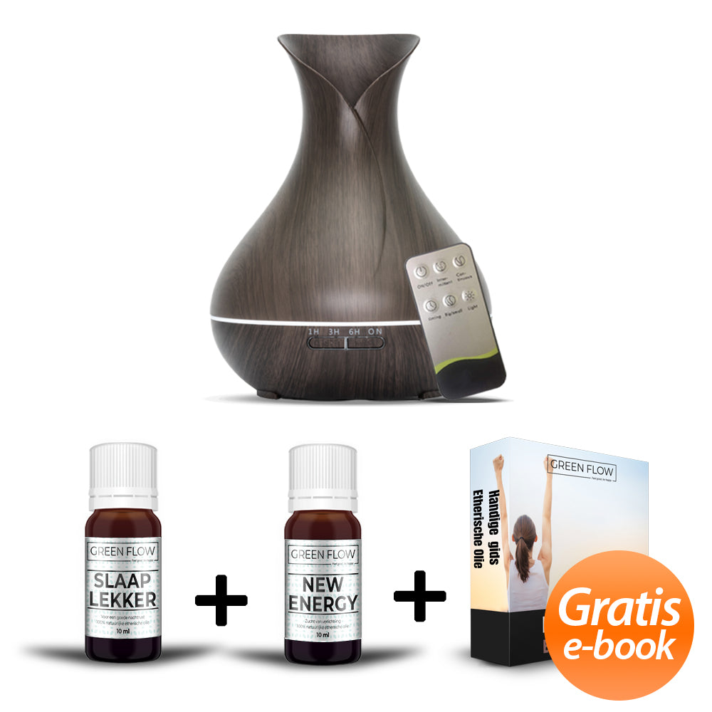 Voordeelpakket: Lotus/Vitality NAAR KEUZE + Slaap Lekker 10 ml + New Energy 10 ml + GRATIS E-Book