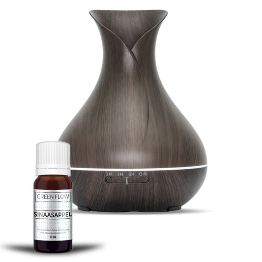 Vitality Pro - Dark Wood - Aroma Diffuser + Gratis flesje olie